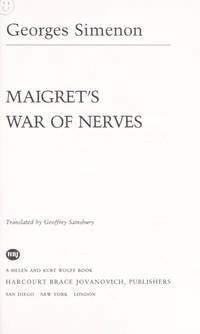 Maigret&#039;s war of nerves by Simenon, Georges - 1940