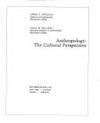 Anthropology: Cultural Perspective de James P. Spradley; David W. McCurdy - 1975-04