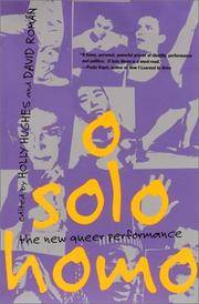O Solo Homo: The New Queer Performance