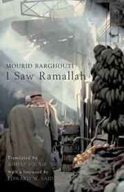I Saw Ramallah by Mourid Barghouti, Edward W. Said, Ahdaf Soueif