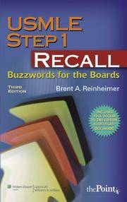 USMLE Step 1 Recall Buzzwords for the Boards (Recall Series)