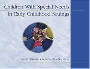 Children With Special Needs in Early Childhood Settings