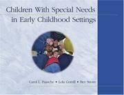 Children With Special Needs In Early Childhood Settings