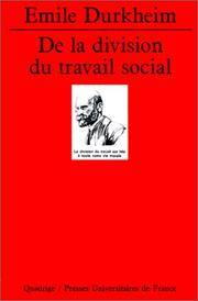 De La Division Du Travail Social