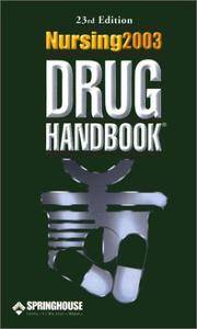 Nursing 2003 Drug Handbook