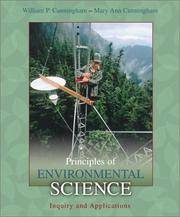 image of Principles of Environmental Science: Inquiry and Applications