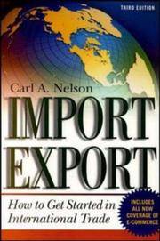 Import/Export: How to Get Started in International Trade by Nelson,Carl