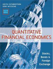 QUANTITATIVE FINANCIAL ECONOMICS