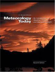 cover of Meteorology Today: An Introduction to Weather, Climate, and the Environment (with InfoTrac and Blue Skies CD-ROM)