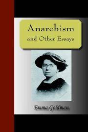 cover of Anarchism And Other Essays