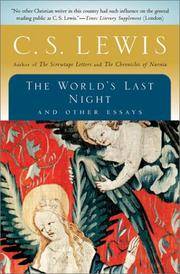 cover of The World's Last Night: And Other Essays