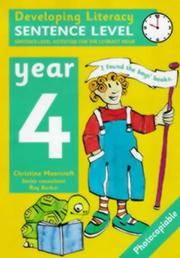 Developing Literacy Sentence Year Four : Sentence-Level Activities for the Literacy Hour