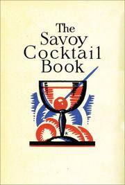image of The Savoy Cocktail Book