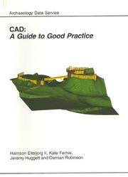 CAD: A Guide to Good Practice. (Archaeology Data Service)