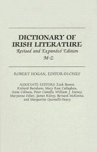Dictionary of Irish Literature by Robert Hogan - Hardcover - 1979 - from Bookworm Books (SKU: 006083)