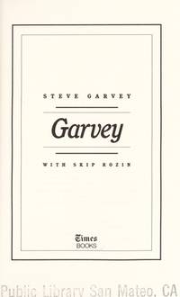 Garvey by Garvey, Steve & Rozin, Skip - 1986