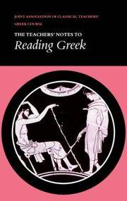 image of Reading Greek: Teacher's Notes