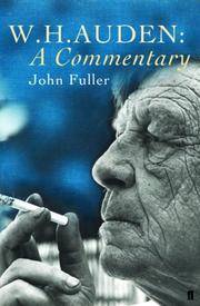 W.H. Auden: A Commentary