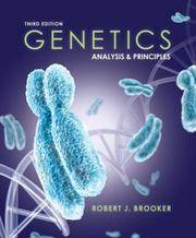 cover of Genetics: Analysis and Principles