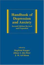 HANDBOOK OF DEPRESSION AND ANXIETY