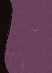 cover of Holy Bible: King James Version, Black Purple Leathersoft, Giant Print, Reference