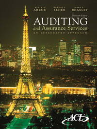 Auditing and Assurance Services: An Integrated Approach by Arens, Alvin A.; Elder, Randal J.; Beasley, Mark S - 2009-01-01