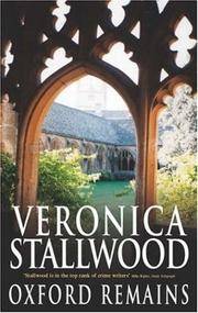 Oxford Remains by Veronica. Stallwood - 2004