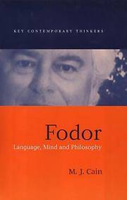 Fodor: Language, Mind and Philosophy