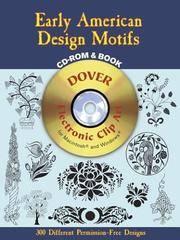 Early American Design Motifs Cd-Rom and Book