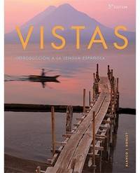 Vistas, 5th Ed, Student Edition with Supersite and vText Code [Note: Supersite and vText only, no WebSAM]