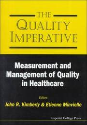 QUALITY IMPERATIVE, THE by M - Hardcover - from A - Z Books (SKU: BD13-9781860941733)