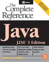 Java: The Complete Reference, J2SE by Herbert Schildt - Paperback ...