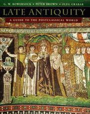 Late Antiquity; a Guide to the Postclassical World