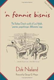 N Fonnie Bisnis: The Yankee Dutch World of Loe Verlak, "Peenter, Peeperhenger, Dikkereeter," Sage by Dirk Nieland - Paperback - 2005-12-31 - from Redux Books (SKU: 121803270019)