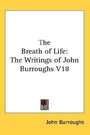 image of The Breath of Life: The Writings of John Burroughs V18