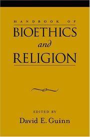 Handbook Of Bioethics and Religion