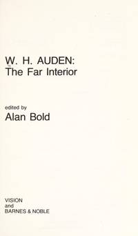 W. H. Auden by Alan Bold - 1985-06