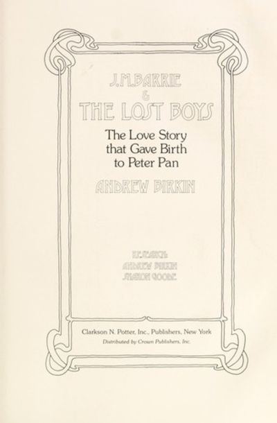 9780517538739 Jm Barrie And The Lost Boys By Rh Value - 