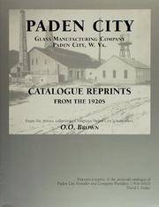 Paden City Catalogue Reprints of the 1920s and 1930s 