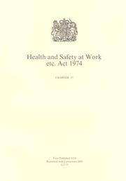 Health and Safety At Work Etc Act 1974