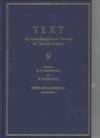 TEXT: An Interdisciplinary Annual of Textual Studies, Volume 9 (TEXT: An