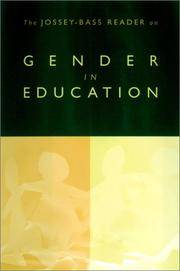 The Jossey-Bass Reader on Gender in Education
