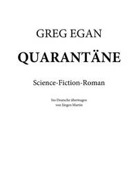 Quarantäne (Science Fiction. Bastei Lübbe Taschenbücher)