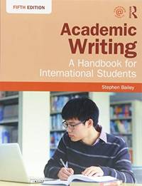 cover of Academic Writing: A Handbook for International Students