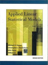 Applied Linear Statistical Models 5Ed (Pb 2019)