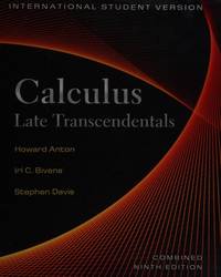 Calculus (ISBN: 9780470398746)