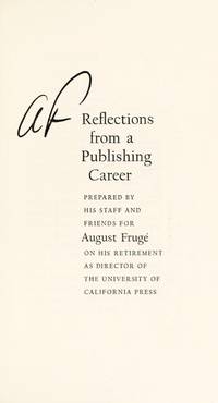 AF; Reflections from a Publishing Career