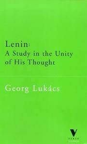 image of Lenin: A Study in the Unity of His Thought (The Verso Classics Series)