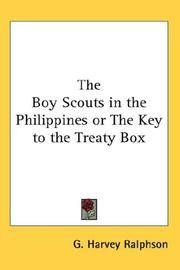 image of The Boy Scouts in the Philippines or The Key to the Treaty Box