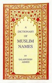 image of A Dictionary of Muslim Names